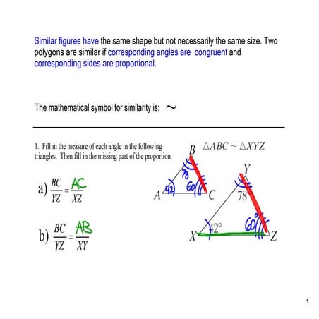Day 13-3: Similar Polygons