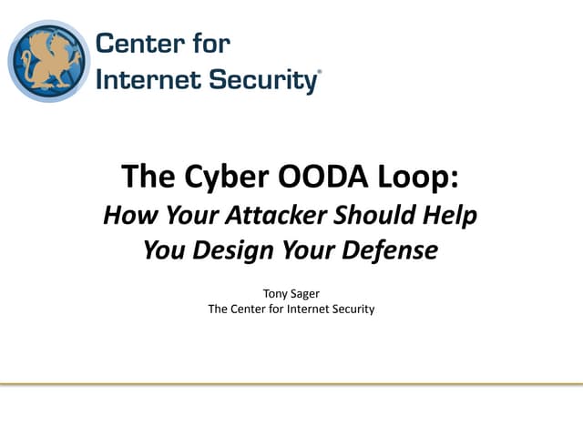 Understanding Cyber Kill Chain and OODA loop