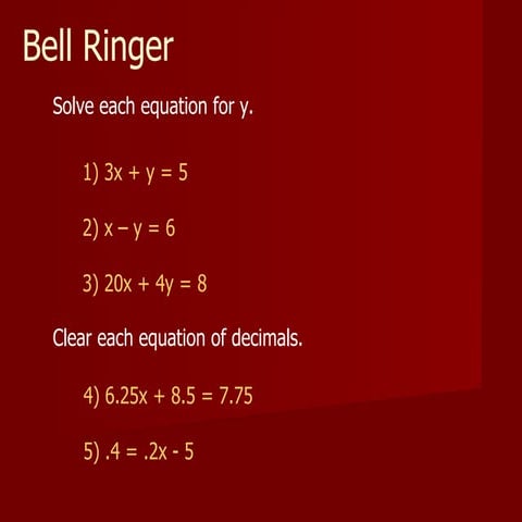 TechMathI - Standard form