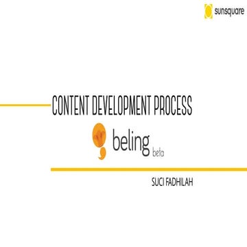 Content Development Process of Beling.co