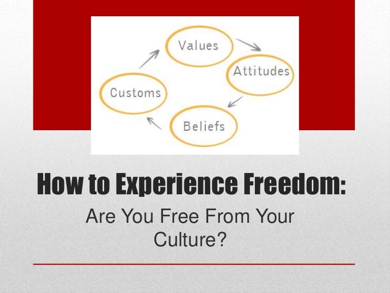 Freedom From Your Culture