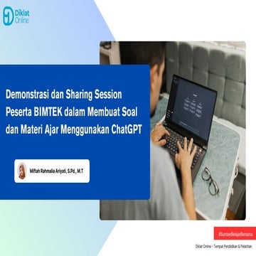 DAY 4 - Demonstrasi dan Sharing Session Peserta BIMTEK dalam Membuat ...