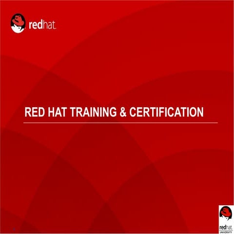 Red Hat Training Briefing Hong Kong