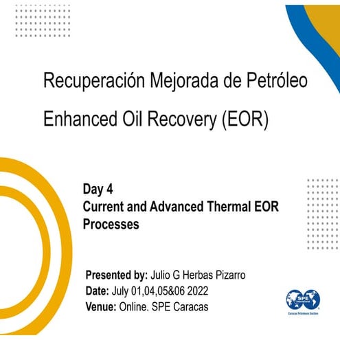 DAY 4 ENHANCED OIL RECOVERY  SPE CARACAS