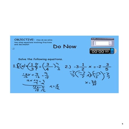 Day 4 fraction two step