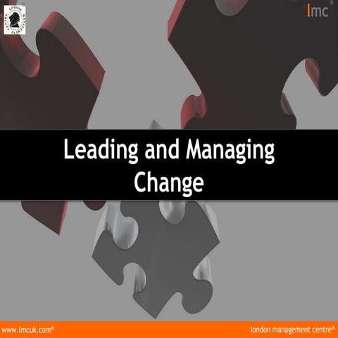 Leading and Managing Change in Your Business