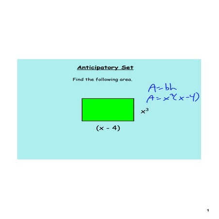 Day 5 mult poly by mono