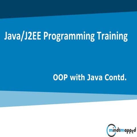 OOP with Java - Part 3 | PPTX