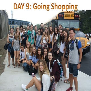 Day 9   Shopping