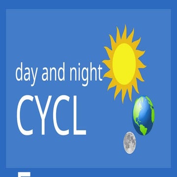 Day and Night Cycle Science Presentation