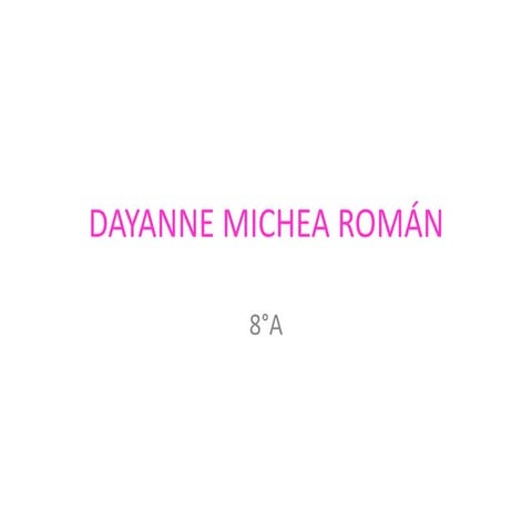 Dayanne michea román
