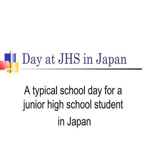 Yurihonjo 1 - Day at jhs in Japan