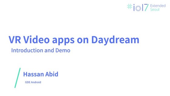 VR Video Apps on Daydream