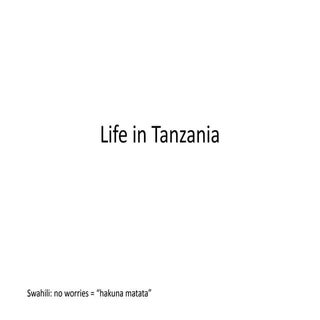 Day in a life in Moshi, Tanzania