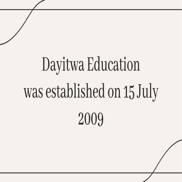 Dayitwa Education: Empowering Futures Through Quality Distance Learning