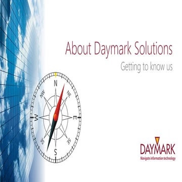 About Daymark Solutions - Getting to Know Us