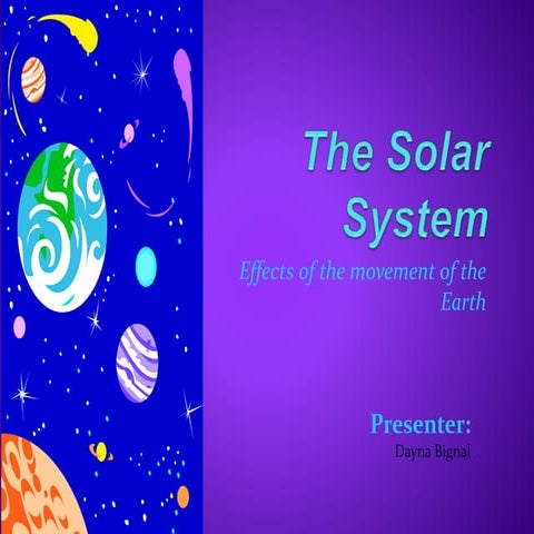 The sun and the solar system | PPTX