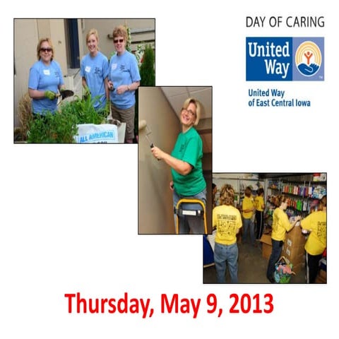 Day of caring powerpoint for agencies 2013