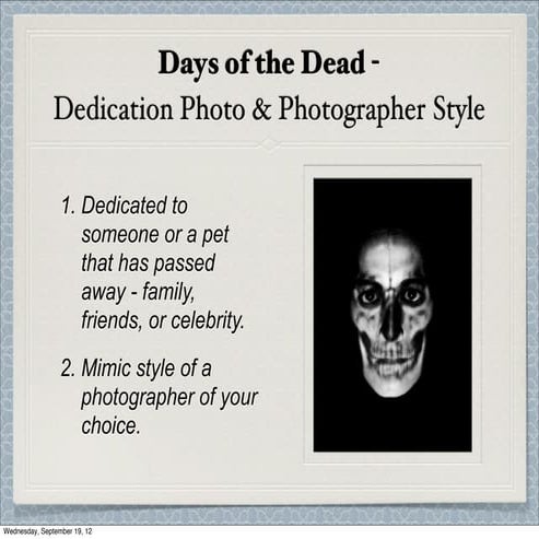 Day of dead slideshow