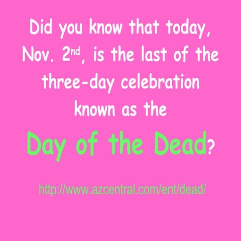 Day Of The Dead