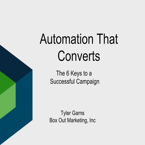 Tyler Garns - Automation That Converts