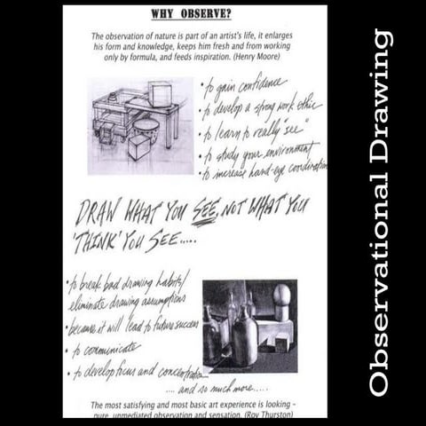 Days 1-6: Drawing Bootcamp + materials & techniques