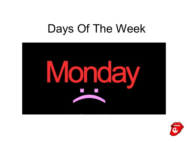 Days of the week