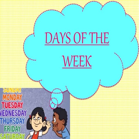 Days of the week   hm