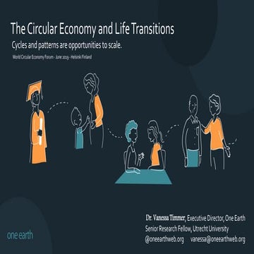 Vanessa Timmer WCEF2019: The circular economy and life transitions