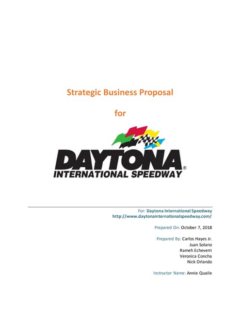 Daytona Waves Music Festival Proposal