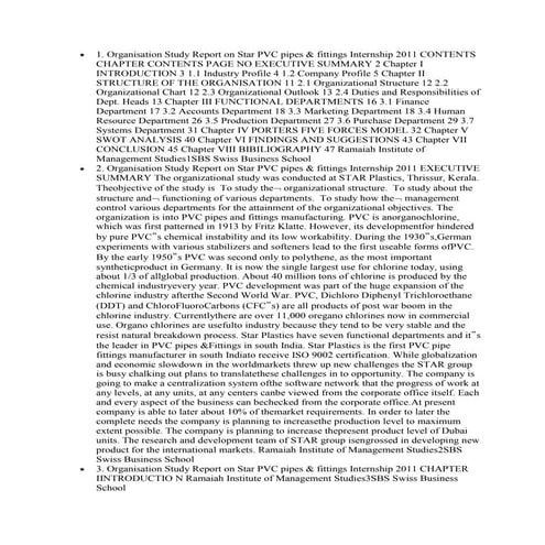 MBA Internship Report | DOCX