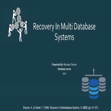 Single User v/s Multi User Databases | PPT