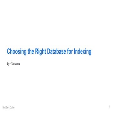 Choosing the Right Database for Indexing.pdf