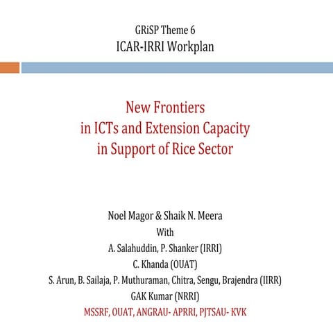 Shaik Noel GRiSP 6 Presentation