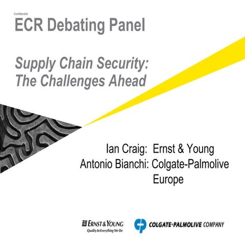 Supply Chain Security: The Challenges Ahead