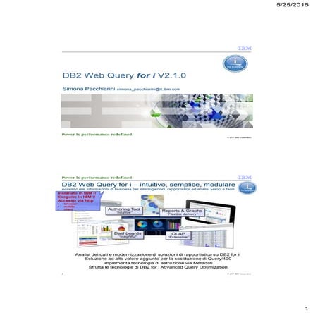 DB2 Web Query for i V2.1.0