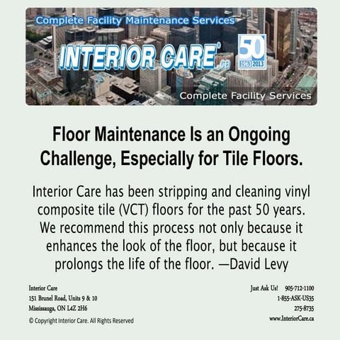 Commercial Floor Maintenance | PDF
