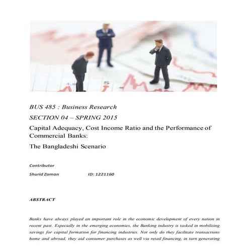 Capital Adequacy-Bangladesh Scenario