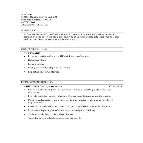 Moiz resume_QA