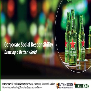 Presentation.-Heineken