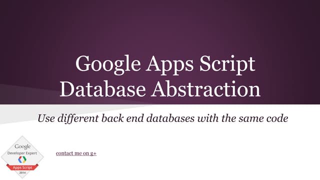Dbabstraction