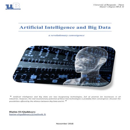 Artificial Intelligence and Big Data