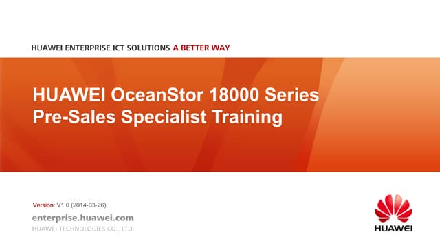 Data Center  Storge Architecture comparison EMC VMAX vs HUAWEI 18000 series