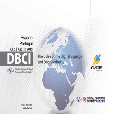 Clima de Negocios en la industria de Digital Signage en España y Portugal
