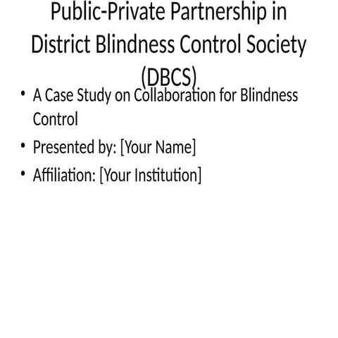 DBCS_PPP_Case_Study , public private partnership