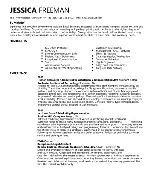 Jessica C Freeman Resume | PDF