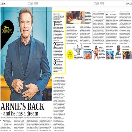 Arnie cover story