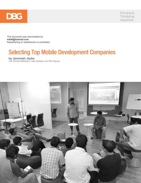 Develop a Successful Mobile App‏