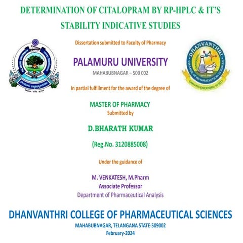 D BHARATH KUMAR MPA III SEM Proposal Presentation.ppt