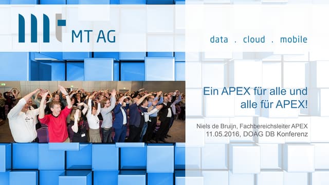 APEX für den Oracle DBA